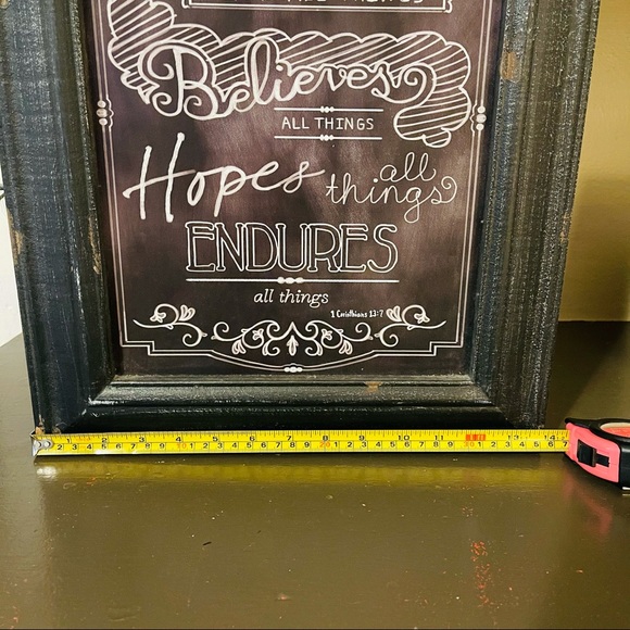 Love Themed Scripture Wall Sign - Picture 5 of 7